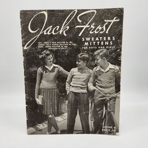 Vintage Jack Frost Sweaters Mittens for Boys and Girls Magazine Volume 41